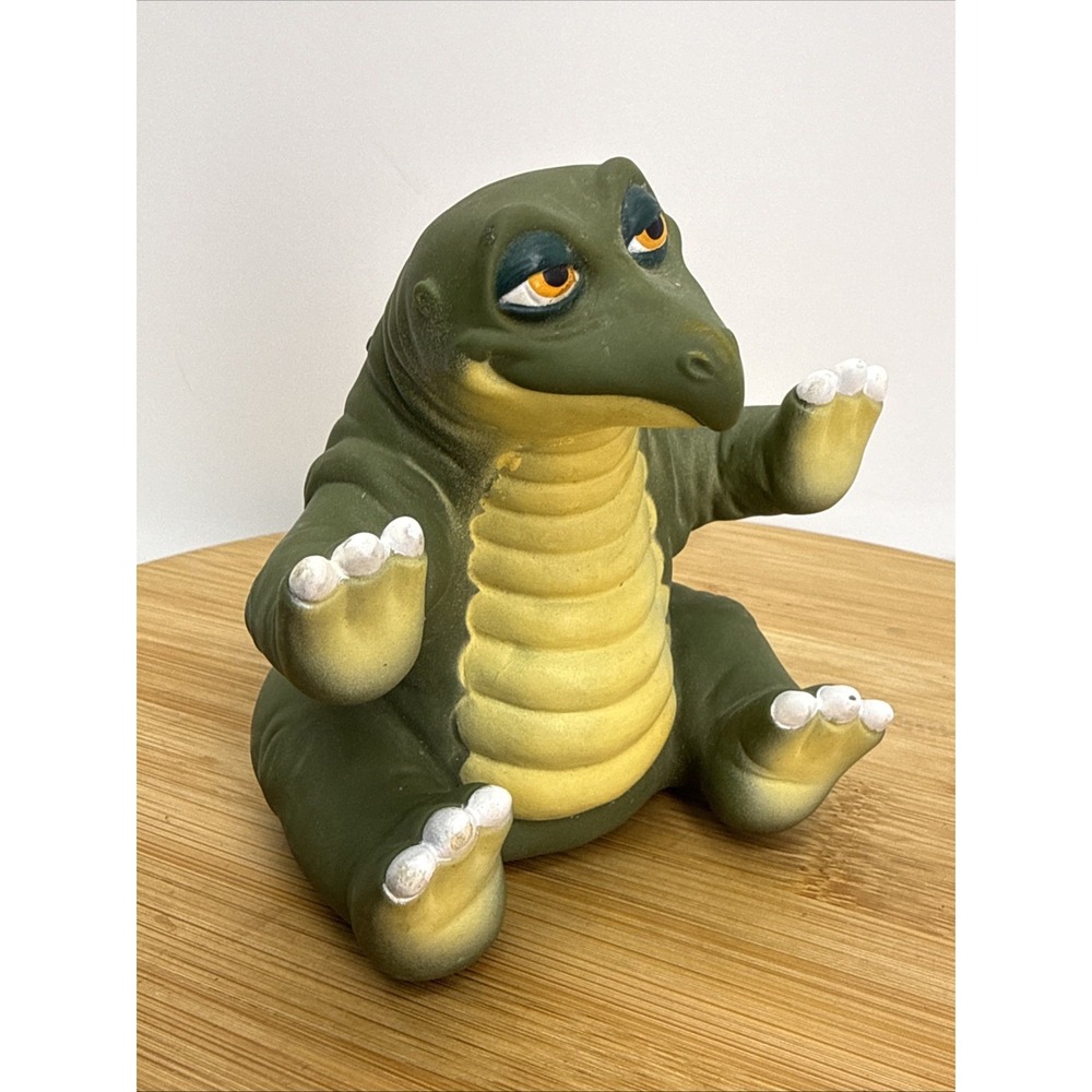 The Land Before Time Spike Green Stegosaurus Toy Figure 1988 Vtg UCS